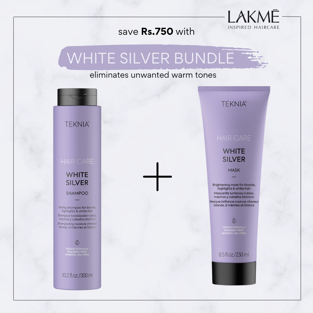 LAKME - White Silver Bundle (Shampoo + Mask)